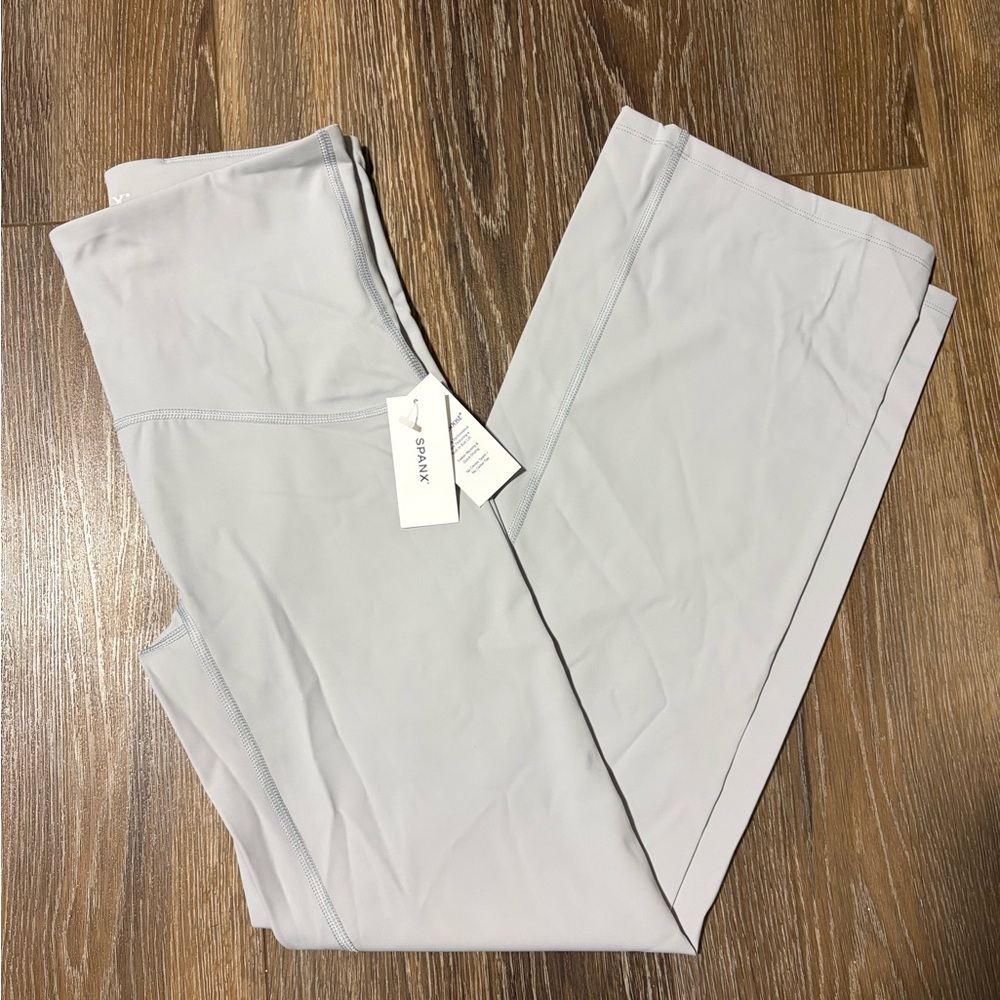 SPANX Cloud Gray Yoga Flare Legging